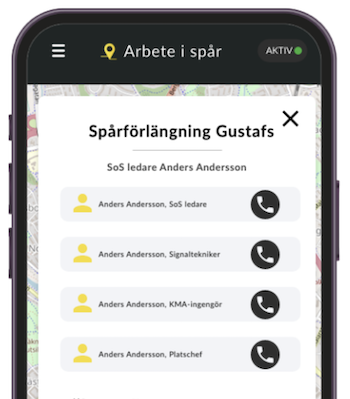 1409 app kontakta kollegor